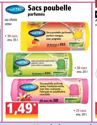 Norma Sacs Poubelle offre