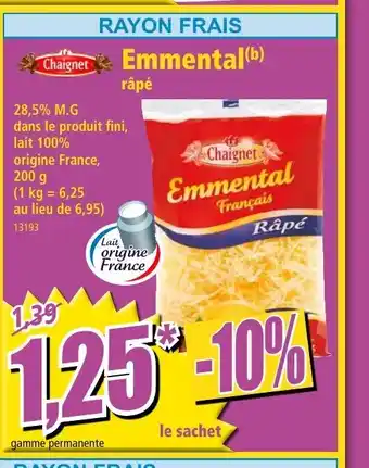 Norma Emmental offre