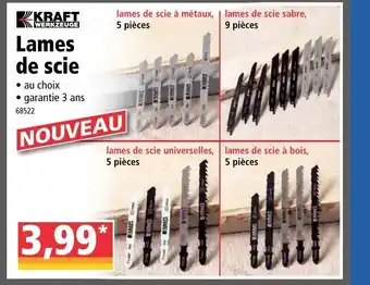 Norma Lames De Scie offre