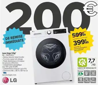 Lave linge 9 kg* Rét: F94D15WHS