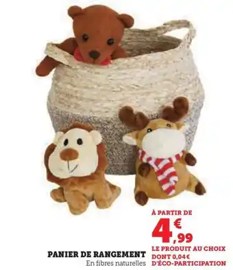 Super U PANIER DE RANGEMENT offre