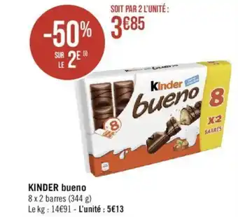 Casino Supermarchés KINDER bueno offre