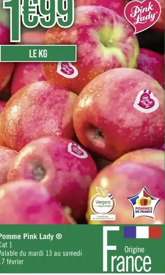 Casino Supermarchés Pomme Pink Lady offre