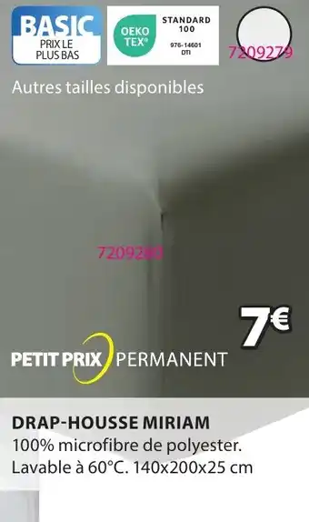 JYSK DRAP-HOUSSE MIRIAM offre