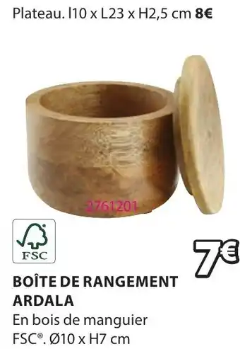 JYSK BOÎTE DE RANGEMENT ARDALA offre