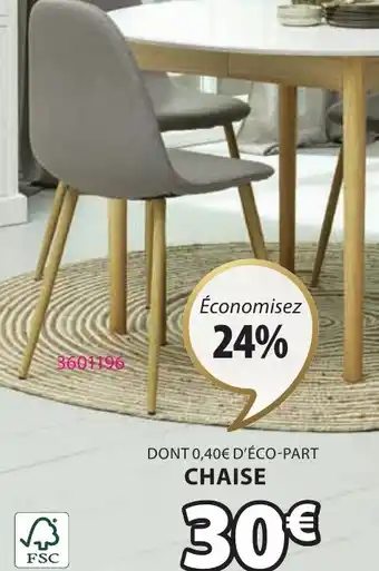 JYSK CHAISE offre