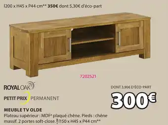 JYSK MEUBLE TV OLDE offre