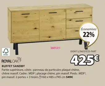 JYSK BUFFET SANDBY offre