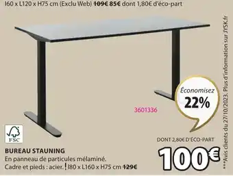 JYSK BUREAU STAUNING offre