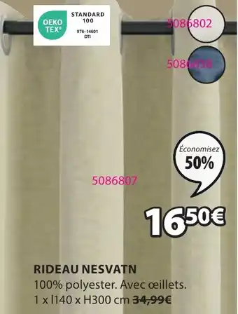 JYSK RIDEAU NESVATN offre