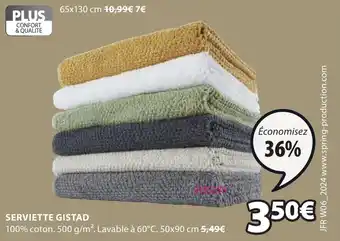 JYSK SERVIETTE GISTAD offre