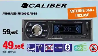 Autobacs AUTORADIO RMD054DAB-BT offre