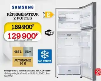 Darty Réfrigérateur 2 portes SAMSUNG RT47CG672659 offre