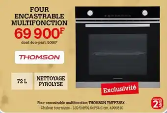 Four encastrable multifonction THOMSON TMFP72BX