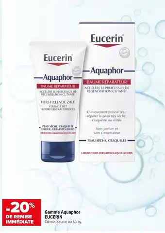 Carrefour maPara parapharmacie Gamme Aquaphor EUCERIN offre