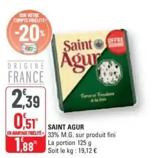 G20 SAINT AGUR offre