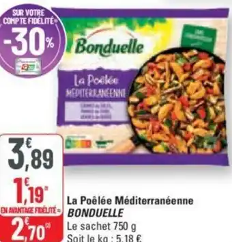 G20 La Poêlée Méditerranéenne BONDUELLE offre