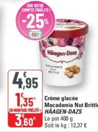 G20 Crème glacée Macadamia Nut Brittle HÄAGEN-DAZS offre