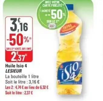 G20 Huile Isio 4 LESIEUR offre