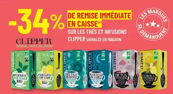 G20 SUR LES THÉS ET INFUSIONS CLIPPER SIGNALÉS EN MAGASIN offre
