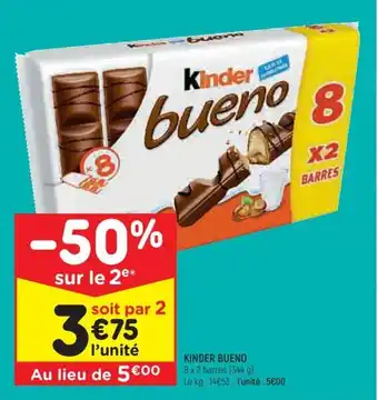 Leader Price KINDER BUENO offre