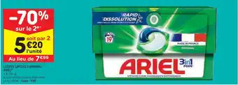 Leader Price LESSIVE CAPSULES ORIGINAL ARIEL offre