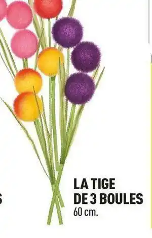 Centrakor La tige de 3 boules offre
