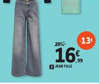 E.Leclerc Sport JEAN FILLE offre