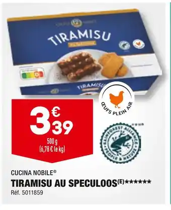 CUCINA NOBILE TIRAMISU AU SPECULOOS