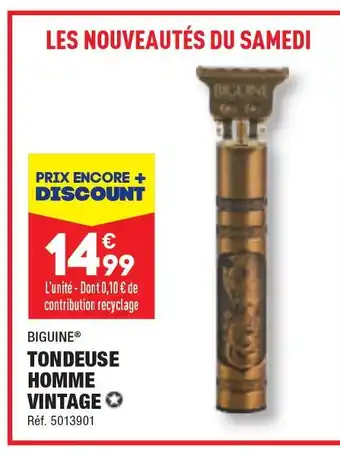 ALDI Biguine TONDEUSE HOMME VINTAGE offre