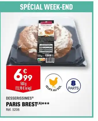 ALDI DESSERISSIMES PARIS BREST offre