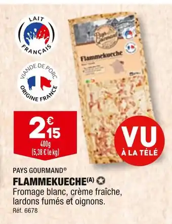 ALDI PAYS GOURMAND FLAMMEKUECHE offre
