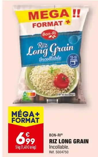 ALDI BON-RI RIZ LONG GRAIN offre
