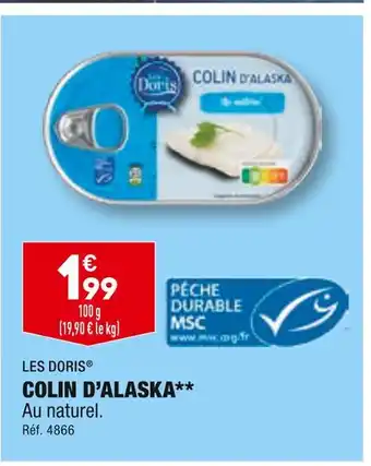 ALDI LES DORIS COLIN D’ALASKA offre