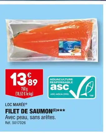 ALDI LOC MARÉE FILET DE SAUMON offre