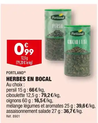ALDI PORTLAND HERBES EN BOCAL offre