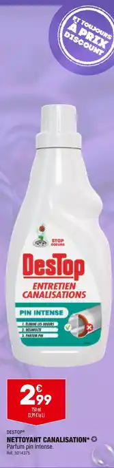 ALDI DESTOP NETTOYANT CANALISATION offre