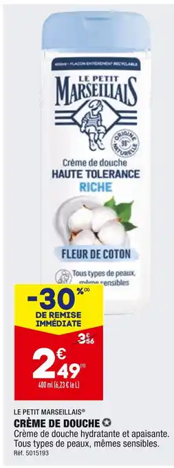 ALDI LE PETIT MARSEILLAIS CRÈME DE DOUCHE offre