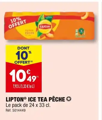 ALDI LIPTON ICE TEA PÊCHE offre