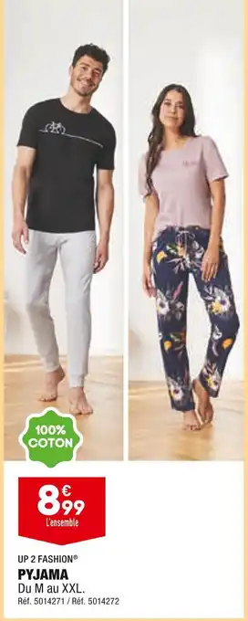 ALDI UP 2 FASHION PYJAMA offre