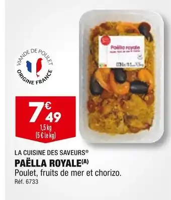 ALDI LA CUISINE DES SAVEURS PAËLLA ROYALE offre
