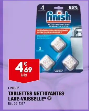 ALDI FINISH TABLETTES NETTOYANTES LAVE-VAISSELLE offre