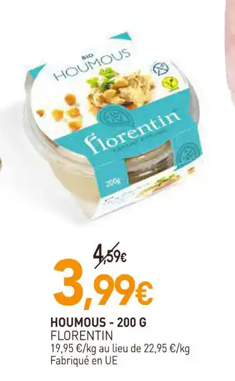 naturéO FLORENTIN HOUMOUS offre