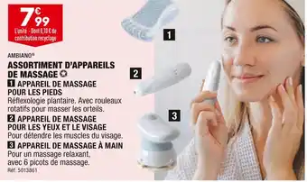 ALDI AMBIANO ASSORTIMENT D’APPAREILS DE MASSAGE offre