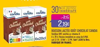 CANDIA BOISSON LACTÉE GOÛT CHOCOLAT BOISSON LACTÉE