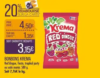 Match KREMA BONBONS offre