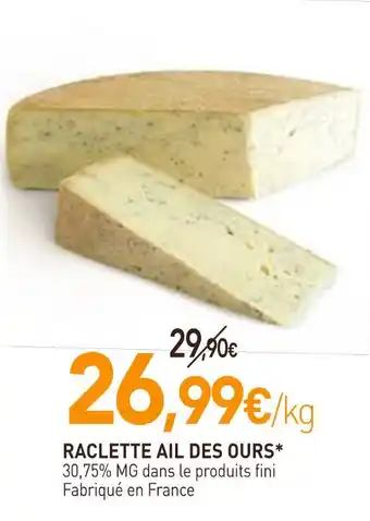 naturéO RACLETTE AIL DES OURS offre