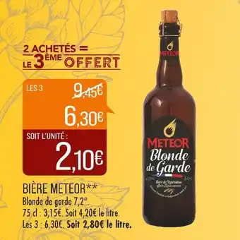 Match METEOR BIÈRE offre