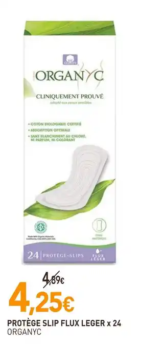 naturéO ORGANYC PROTÈGE SLIP FLUX LEGER x 24 offre