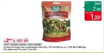 Match FRESH GOURMET CRISPY OIGNONS ORIGINAL offre
